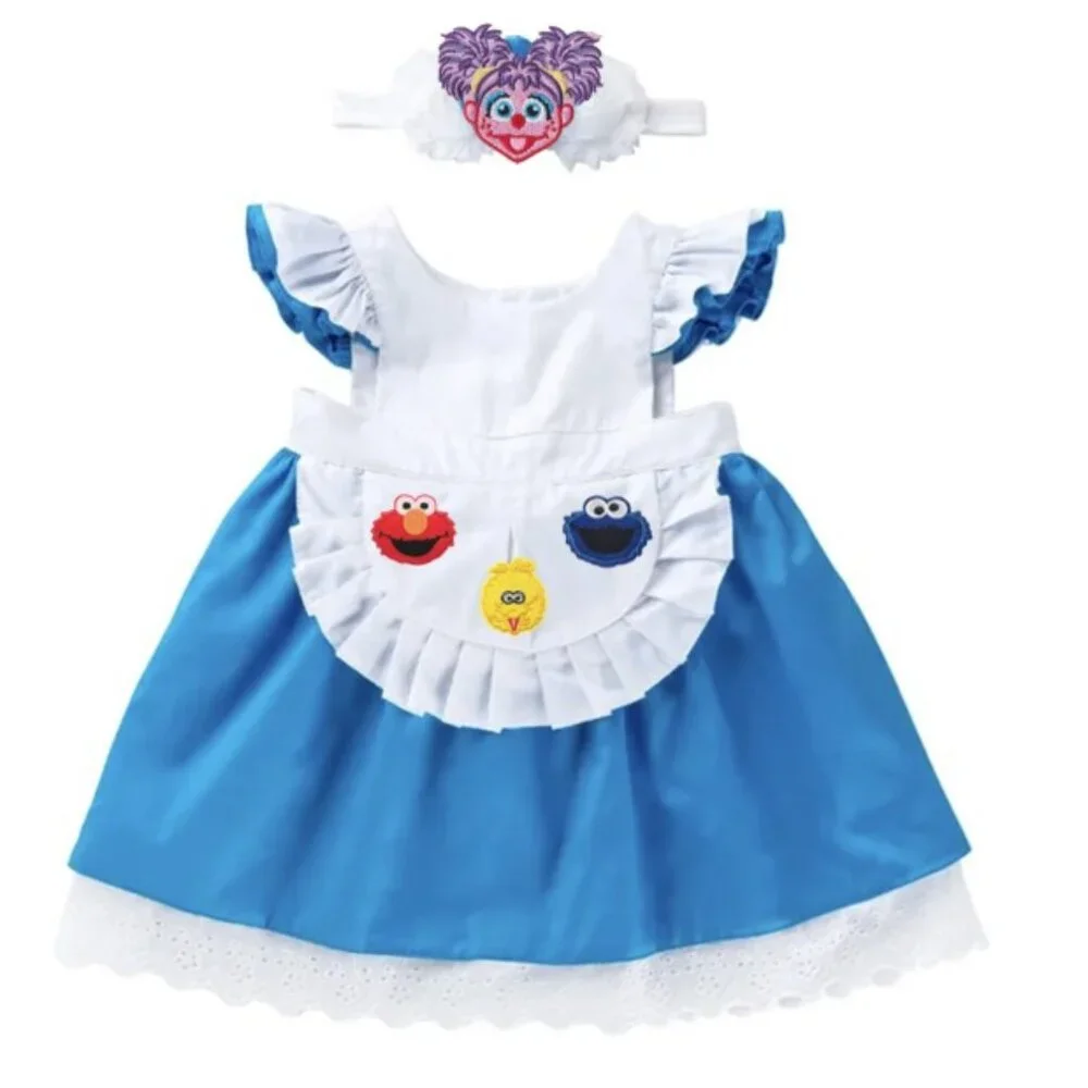 Sesame Street Dress First Birthday Outfit Elmo Clothes Cookie Monster Abby